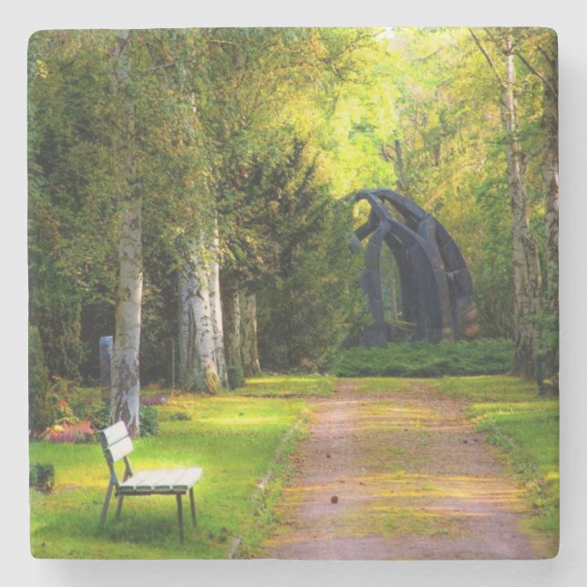 Beautiful Scenery Stone Coaster (Front)