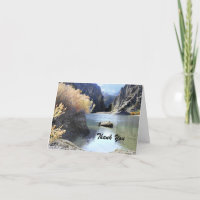 Beautiful Scenery, Sympathy Thank You Note Card