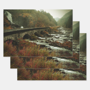 Beautiful Scenic Nature Photo Wrapping Paper Sheet