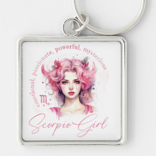 Beautiful Scorpio T-Shirt Key Ring