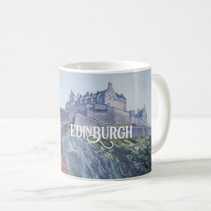 Beautiful Scotland Edinburgh Castle fine art  Coffee Mug