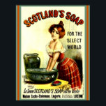 Beautiful Scotland's Soap Vintage Lady 1893 copy Poster<br><div class="desc">How lovely!</div>