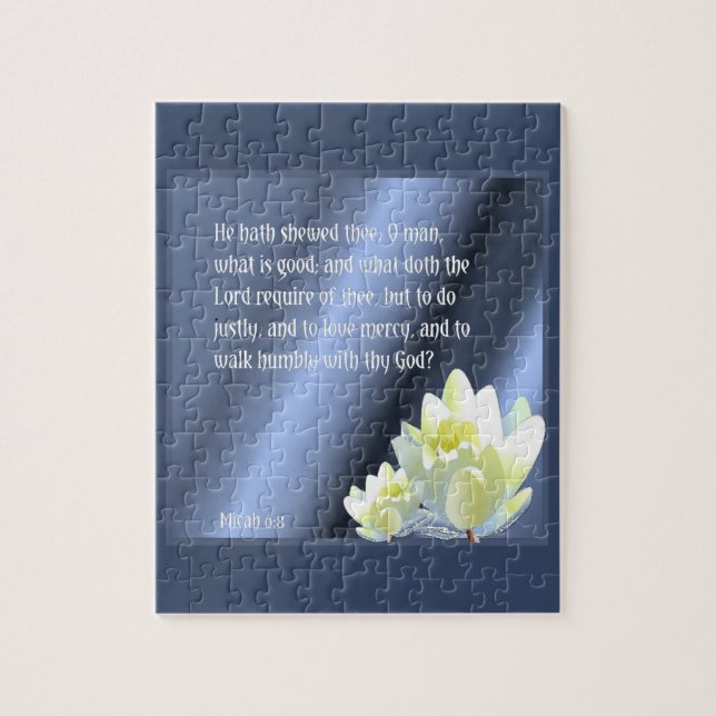 Beautiful Scripture Jigsaw Puzzle (Vertical)