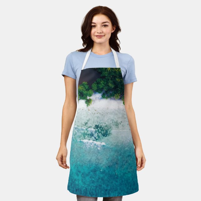 Beautiful Sea Animals Apron (Worn)