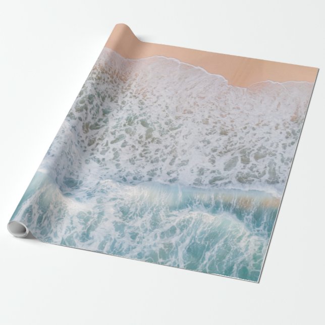 Beautiful Sea Animals Wrapping Paper (Unrolled)