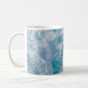 beautiful sea foam coffee mug