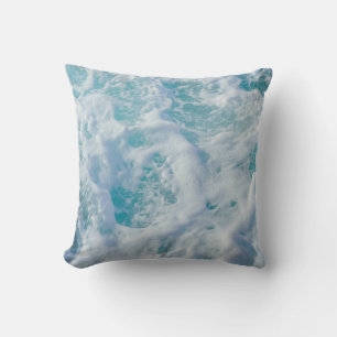 beautiful sea ​​foam cushion