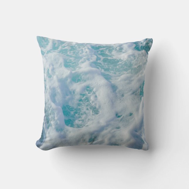 beautiful sea ​​foam cushion (Front)