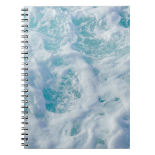 beautiful sea ​​foam notebook