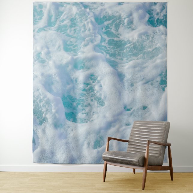 beautiful sea ​​foam tapestry (In Situ)