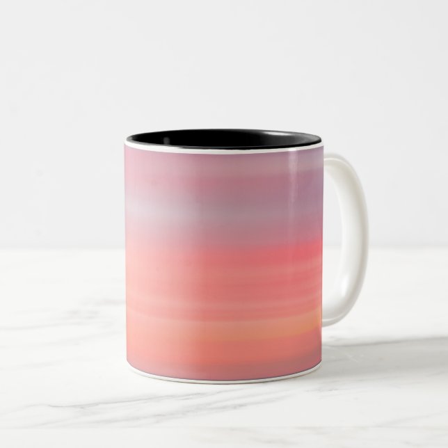 Beautiful Sea Landscape Two-Tone Coffee Mug (Front Right)