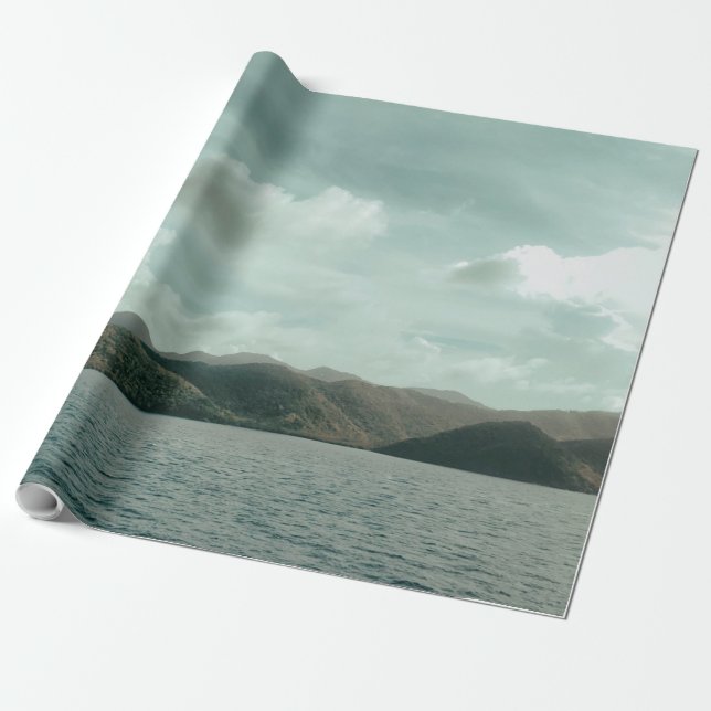 Beautiful Sea Life Wrapping Paper (Unrolled)