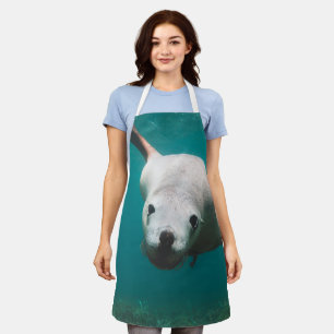 Beautiful Sea Lion Apron