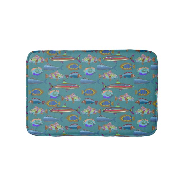 Beautiful Sea Pattern Bath Mat (Front)