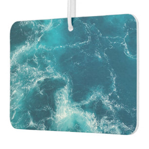 Beautiful sea waves car air freshener