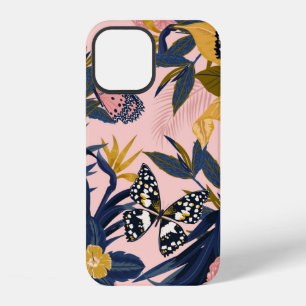 Beautiful seamless artistic sweet tropical pattern iPhone 12 case