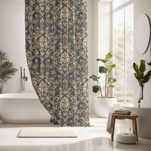Beautiful seamless decorative eye-catching shower curtain
