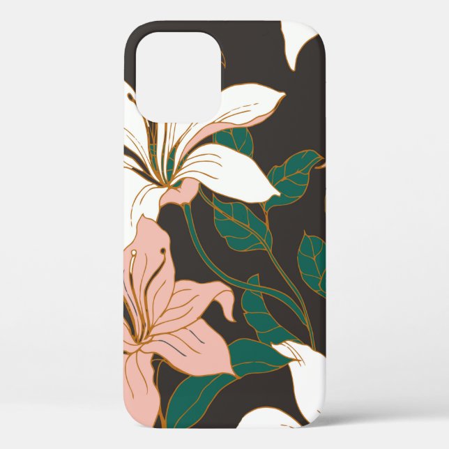 Beautiful seamless floral pattern background. Case-Mate iPhone case (Back)