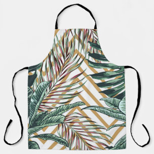 Beautiful seamless floral pattern background with apron