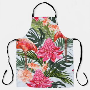 Beautiful seamless floral summer pattern backgroun apron