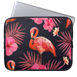 Beautiful seamless floral summer pattern backgroun laptop sleeve