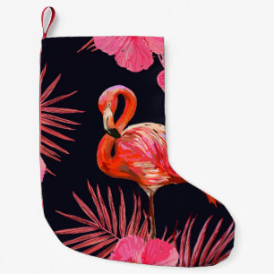 Beautiful seamless floral summer pattern backgroun small christmas stocking