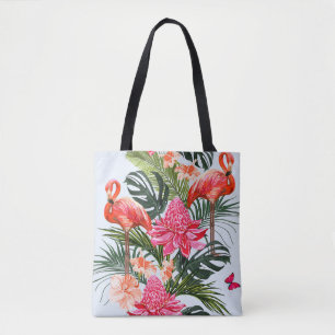 Beautiful seamless floral summer pattern backgroun tote bag