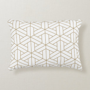 Beautiful Seamless pattern japanese shoji kumiko,  Decorative Cushion