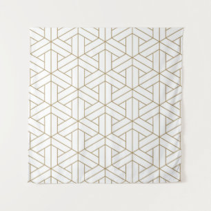 Beautiful Seamless pattern japanese shoji kumiko, Tapestry