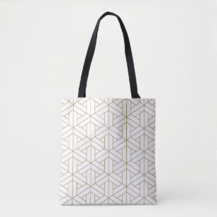 Beautiful Seamless pattern japanese shoji kumiko, Tote Bag