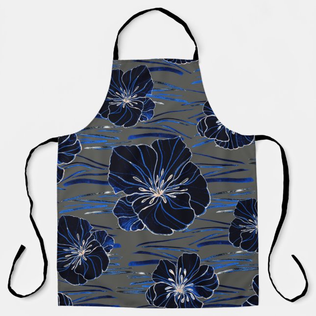Beautiful seamless pattern with watercolor stylise apron (Front)