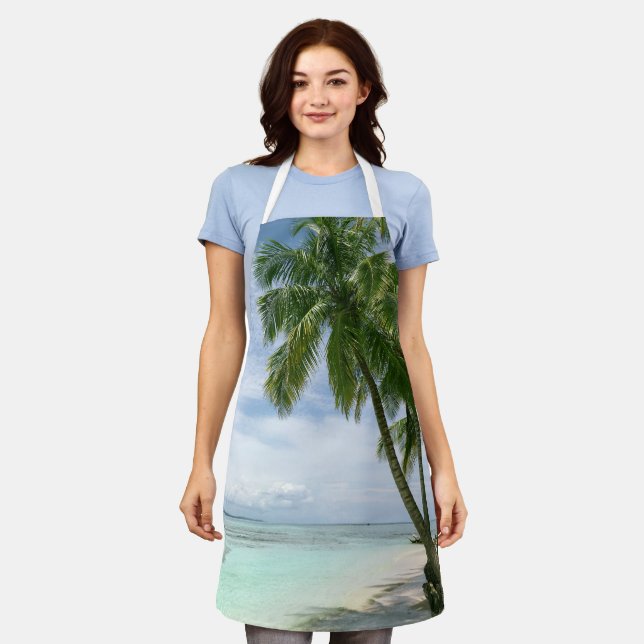 Beautiful Seascape Apron (Worn)