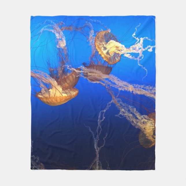 Beautiful Seascape Fleece Blanket (Front)