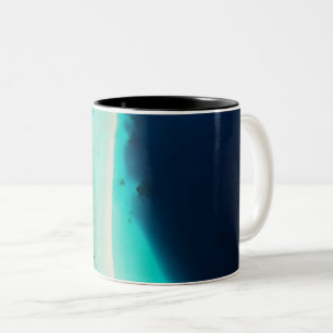 Beautiful Seascape Two-Tone Coffee Mug