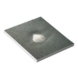 Beautiful Seashell in the Sand: A Salty Souvenir Notepad