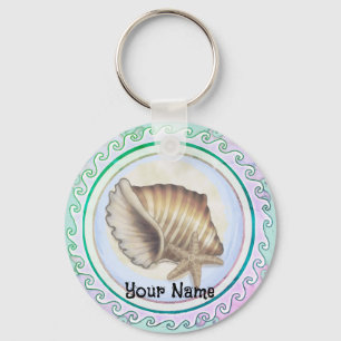 Beautiful seashell  key ring