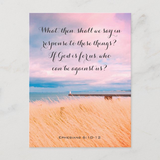 Beautiful seaside in England, Christian card. Postcard (Front)