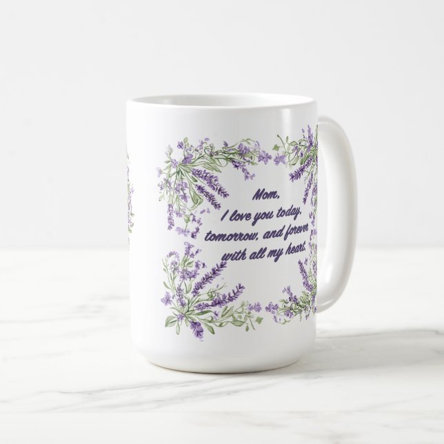 Beautiful Sentiment For Mum Wrap Coffee Mug (Front Right)