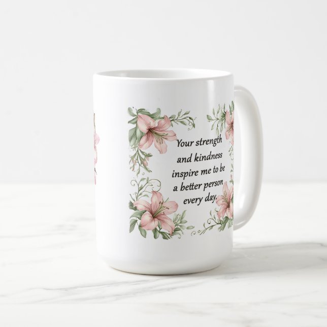 Beautiful Sentiment For Mum Wrap Coffee Mug (Front Right)
