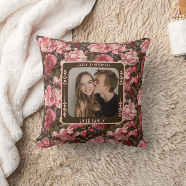 Beautiful Sentimental 1St Anniversary Throw Pillow (Blanket)