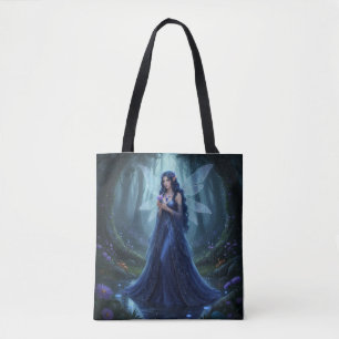 Beautiful September Sapphire Fairy Tote Bag