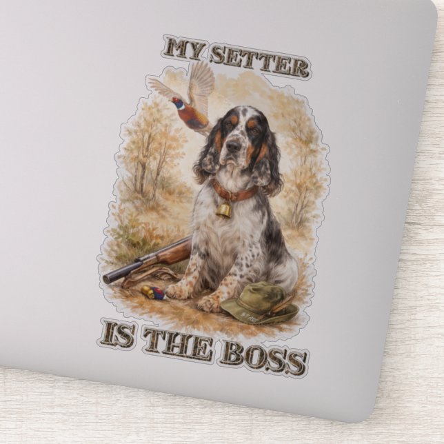 Beautiful Setter with Pheasants , Art (Detail)