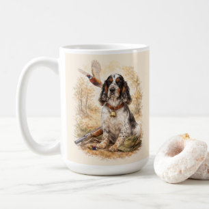 Beautiful Setter with Pheasants , Art Coffee Mug