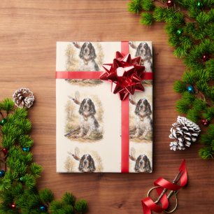Beautiful Setter with Pheasants , Art Wrapping Paper