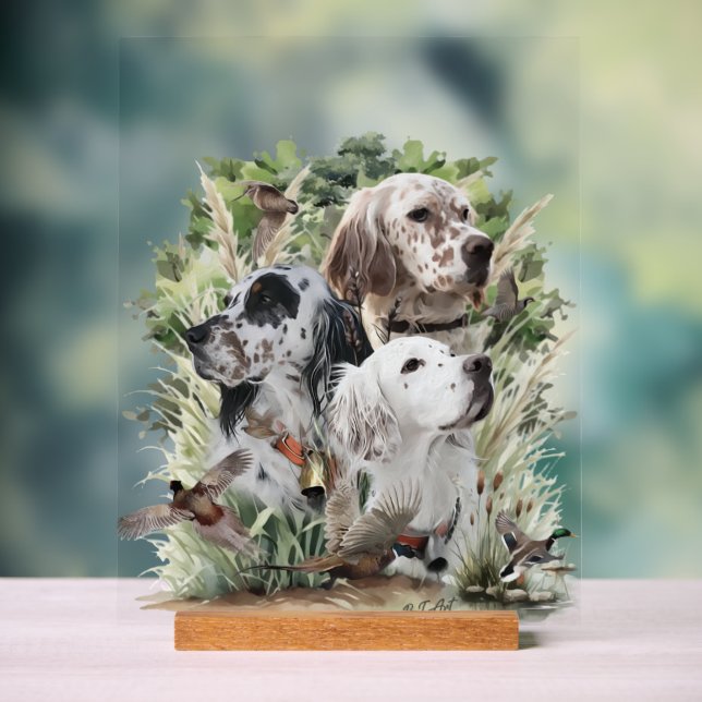 Beautiful Setters Acrylic Sign (Neutral)