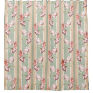 Beautiful Shabby Chic Country Shower Curtain