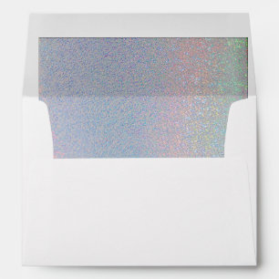 Beautiful Shades of blue Pink Iridescent Lined Envelopes