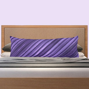 Beautiful Shades of Purple Striped Body Cushion