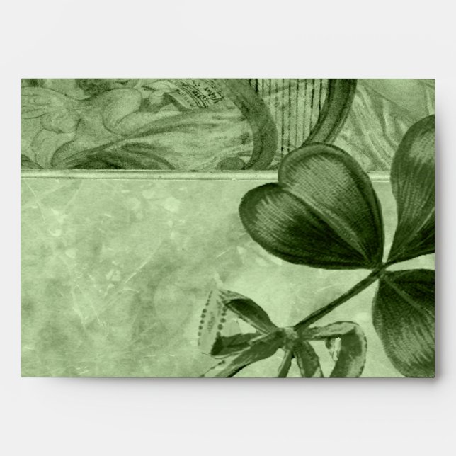 Beautiful Shamrocks Envelope (Front)