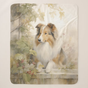 Beautiful Sheltie Sherpa Blanket